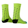thumbnail image 4 of Men Women Bike Bicycle Cycling Running Sport Breathable Nylon Calf Socks Fluorescent Green, 4 of 4