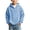 Light Blue, variant on KyCheLot Boys Hoodie Quarter Zip Long Sleeve Textured Sweatshirt Fashion School day Activewear for Boys Age 3-14