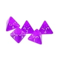 thumbnail image 1 of Paquete de 5 Dados Gem Muti Sided D4 Count Surtido para Suministros de Juegos D&D RPG , Púrpura CUTICAT Dados de varias caras, 1 of 8