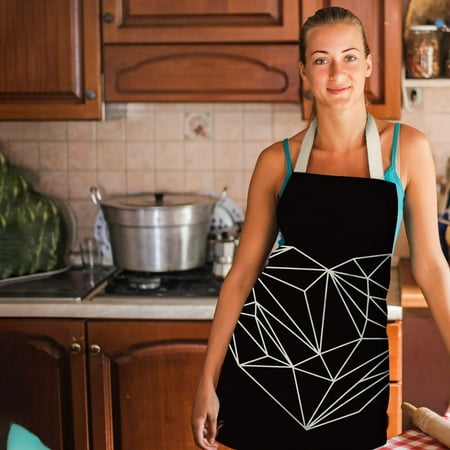 

1pc Parent Adult The Family Kitchen Lovely Print Linen Family Aprons