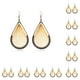 thumbnail image 2 of Qarigey Pendientes colgantes de gota de agua para mujer Amarillo 10piezas, 2 of 6