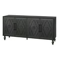 thumbnail image 3 of Atumcto Carved Flower Door 63" Sideboard Buffet For Living Room, Kitchen, Entryway, 3 of 10