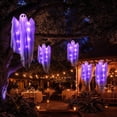 thumbnail image 5 of Tuvgenk Ghost garden lights outdoor Battery Landscape Light LED Purple Polyester Hanging Perfect for parties, outdoor events, gardens, and props, 5 of 5