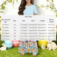 thumbnail image 3 of Cowsor Big Girls Short Sleeve Round Neck Easter Print Dress Casual Maxi Gown with Pockets Comfortable Holiday Outfit for 4 to 14 Years Old Kids Spring Parties, 3 of 6