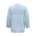 thumbnail image 7 of Breezora Women's Summer Casual Knit Tops 3/4 Sleeve Crew Neck Lightweight Ribbed Pullover Sweater For Weekend Outing, 7 of 7