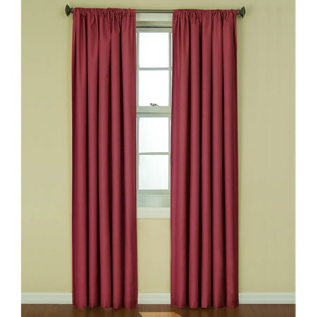 UPC 885308097194 product image for Eclipse Kendall Solid Blackout Rod Pocket Energy-Efficient Curtain Panel, Chili  | upcitemdb.com