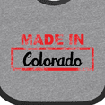 thumbnail image 4 of Inktastic Made in Colorado stamp Boys or Girls Baby Bib, 4 of 4