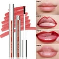 thumbnail image 4 of Paquete de 3 juegos de delineador de labios mate Peel-off, lápiz labial de precisión duradero a prueba de manchas, fácil de quitar, punta fina para labios definidos, múltiples colores, 3x3 ml en, 4 of 7