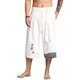 thumbnail image 1 of Hombres 3/4 Largos Pantalones Cortos De Algodón Ropa De Lino, 1 of 7