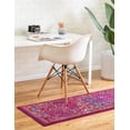 thumbnail image 3 of Rugs.com Calypso Collection Rug – 12 Ft Runner Pink Medium Rug Perfect For Hallways, Entryways, 3 of 8