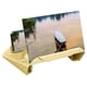 thumbnail image 2 of Amplificador de pantalla para teléfono móvil, lupa de video de imitación de cuero, soporte ajustable para teléfono, dorado Kearding EL000449-01B, 2 of 2