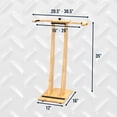 thumbnail image 3 of Vertical Surfboard Stand, Adjustable Freestanding Rack, 3 of 4