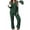 Green, variant on UVN Fall Pajama Set for Women Embroidered Floral Button Up Tops with Drawstring Pocket Pants Ladies Casual Lounge Set