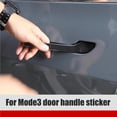 thumbnail image 4 of Kenally 4Pcs Car Door Handle ABS Modification Decals Wraps Multifunctional Styling Sticker Vehicle Decoration Automobile Tools Automoción decorativa y accesorios Numero 5 Kenally VI012082-05, 4 of 6