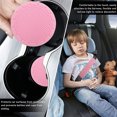 thumbnail image 6 of 10 Pcs Cute Automobile Accessories Set,Pink Car Supplies,Cute Car Accessories Set with Safety Shoulder Pad Cover,Coaster,Starting Ring,Button Buckle,Air Outlet Flower Clip (Pink), 6 of 8
