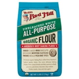 Bob's Red Mill Organic Unbleached White All-Purpose Flour, 5 lbs