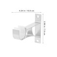 thumbnail image 2 of 6Pcs Curtain Rod Mount Brackets Heavy Duty Curtain Rod Holder Curtain Rod Rack, 2 of 8