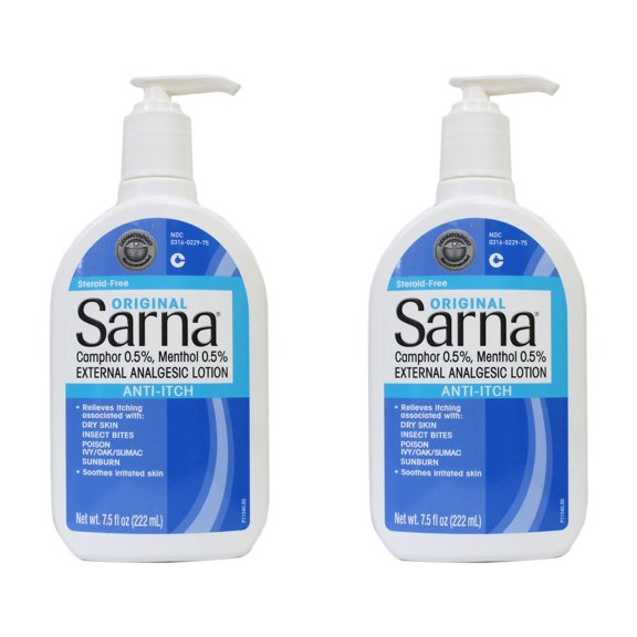Sarna Anti-Itch Lotion Original 7.50 oz (Pack of 2)