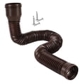 thumbnail image 4 of yotijay Gutter Downspout Spout Extension Universal Rainwater Drainage Connector Flexible brown, 4 of 9