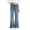 Blue, variant on Avtoify Girls Pants Kids Girls Star Print Soft Elasticity Casual Flared Trousers Pants