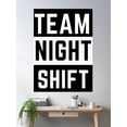 thumbnail image 2 of Night Shift Poster Wall Art, Modern Wall Decor, 8x12 UNFRAMED, 2 of 3