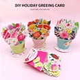 thumbnail image 4 of Yhmxh 3D Jump-Up Flower Bouquet Greeting Card Mothers Day Gifts 3D Paper Floral Handmade Card and Envelope Gifts for Women Friends Parents Birthday Anniversary, 4 of 5
