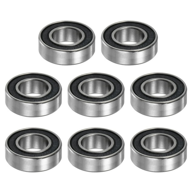 Unique Bargains 688-2RS Roulements à Billes 8mmx16mmx5mm Acier Chromé Double Étanchéité Lot de 8