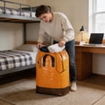 thumbnail image 3 of Heavy Duty Woven Drawstring Large Laundry Storage Bag with Reinforced Handles, Waterproof Polyethylene Material, 38.58 X 39.37 Inches for Moving Travel and Dorm Storage Use, 3 of 6