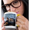 thumbnail image 2 of 3drose, Usa, California, La Jolla, Sea Lion at La Jolla Cove, 11oz Two-tone Yellow Mug, 2 of 6
