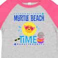thumbnail image 4 of Inktastic Myrtle Beach Vacation Time Girls Toddler T-Shirt, 4 of 5