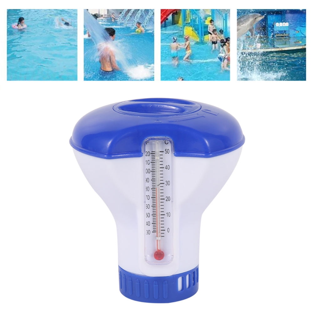 Large Pool Chemical Dispenser with Thermometer Pool Chlorine Floater