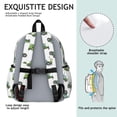 thumbnail image 5 of Tractor and Harvesters White Pattern Backpack for School, Cute School Bag with Adjustable Shoulder Straps and Padded Back, 13.4"x11"x4.7", 5 of 5