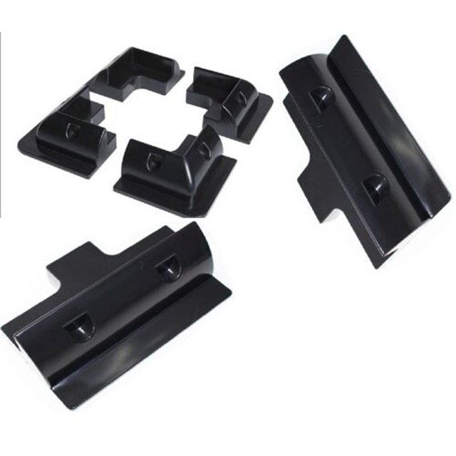 Soportes de Esquina para Montaje en tejado de Panel Solar Macarena Plástico ABS negro