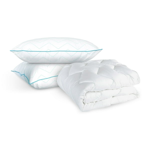 BUNDLE CUBRE COLCHON TRADICIONAL MATRIMONIAL + 1 ALMOHADA ESTANDAR SUAVE + 1 ESTANDAR FIRME SOGNARE SOGNARE TRADICIONAL