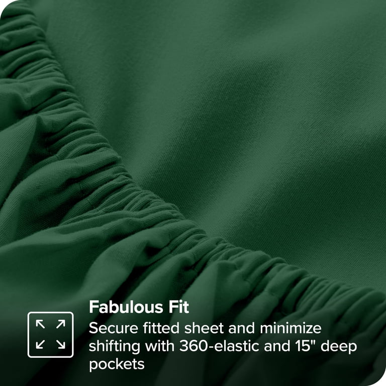 Bare Home Ultra-Soft Fitted Sheet & Pillowcase Set, Twin-XL photo 6