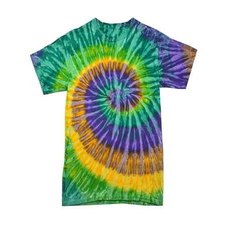 Tie Dye T-shirts Swirl Multi Colors Adult S to 5XL 100% Cotton