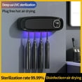 thumbnail image 4 of Electric Toothbrush Holder Intelligent Drying And UV Sanitizer With Hole Wall Mounted Toothbrush Cup For Bathroom Vanity Toothbrush Holders, 4 of 9