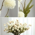 thumbnail image 5 of Triani 6Pcs Artificial Faux Flowers Pompon Mum Fake Kiku Flowers Bulk Fake Filler Flowers Flower Ball for DIY Centerpieces Arrangement Wedding Party(White), 5 of 7