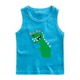 thumbnail image 1 of RXIRUCGD 2025 Vêtements d'Été pour Enfants Chemise de Base Col Rond Sans Manches pour Garçons, 1 of 2
