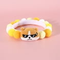 thumbnail image 4 of CSChome Pet Collar Pet Collar Cartoon Soft Cute Adjustable Woolen Thread Fur Ball Dog Collar, 4 of 7