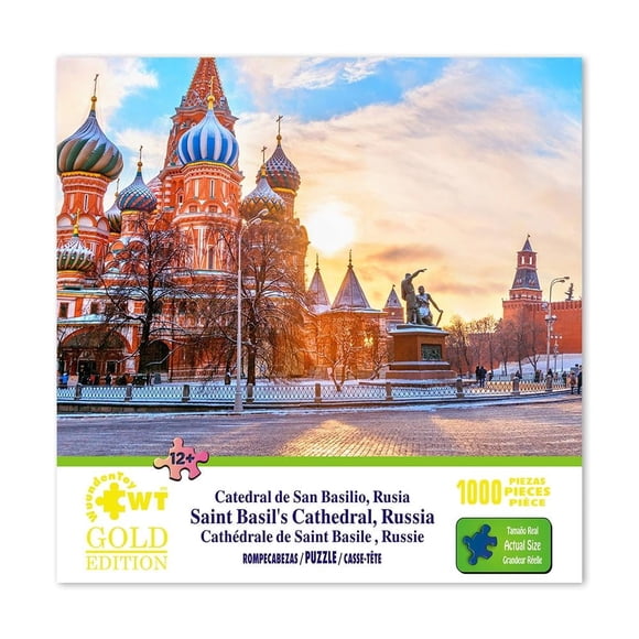 Rompecabezas Wuundentoy Catedral de San Basilio Rusia Rc Gold Edition 1000 Piezas