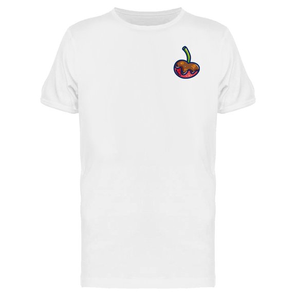 Red Cherry With Chocolate   T-Shirt Men -Image by Shutterstock, Male Small