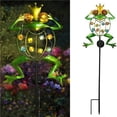 thumbnail image 4 of Monstrate LED Rana Luz solar Césped Jardín Camino Hierro Paisaje Decoración Alambre de cobre Adorno Estaca de tierra Lámpara de hierro al Iluminación y accesorios, 4 of 6