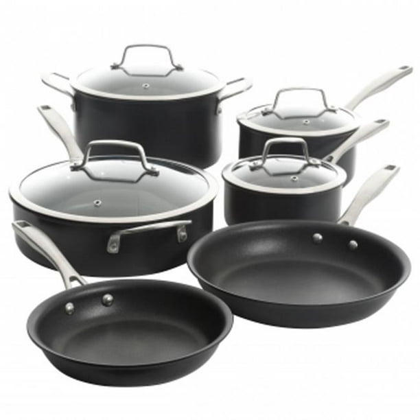 Kenmore Arbor Heights 10Piece Hard Anodized Cookware Pots and Pans Set