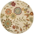 thumbnail image 4 of SAFAVIEH Soho Peronel Floral Wool Area Rug, Ivory/Sage, 2'6" x 4', 4 of 10