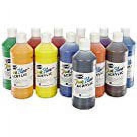 Chroma Molten Metal Acrylic Paint Set,, Assorted Metallic Colors, 8 Ounce, Set of 4