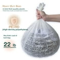 thumbnail image 3 of Gaoketop Shredder Bags 6.6 Gal (22403) 50/Pack, 3 of 10