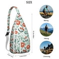 thumbnail image 2 of Sac à Dos Vintage à Fleurs Sauvages - Imprimé de Roses Romantiques et Pivoines, Sac Bandoulière Multifonctionnel à la Mode, 2 of 4