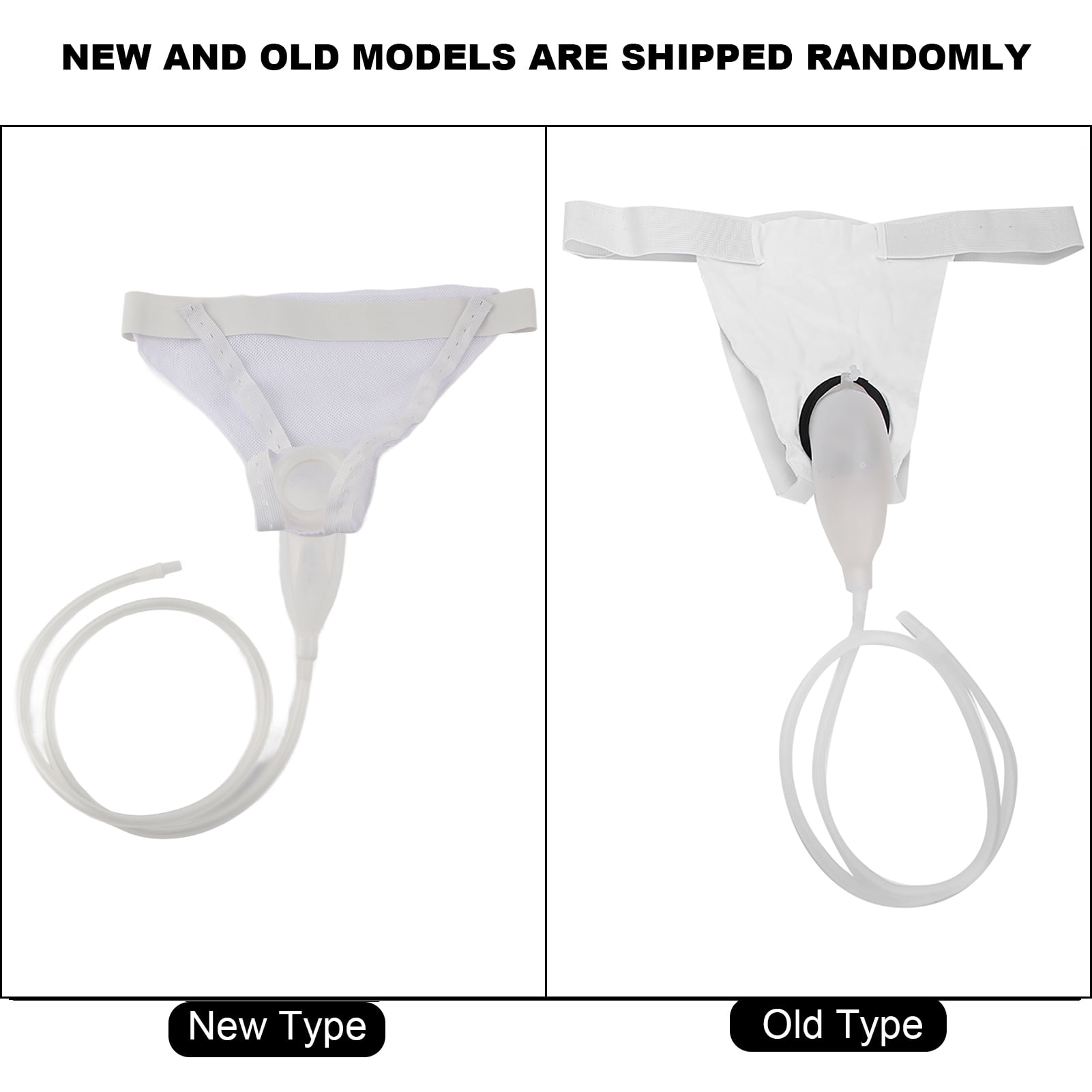 Male Urine Collection Bag Reusable Silicone Urinal for Men Elderly Bedridden Patients