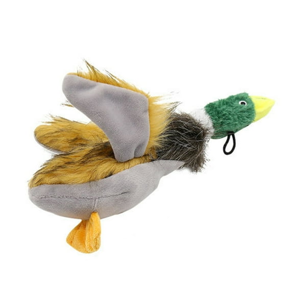 Plush Duck Squeak Toy for Dogs Interactive Stuffed Dog Chew Toy for Small Medium Large Dogs Reduce Boring and Anxiety